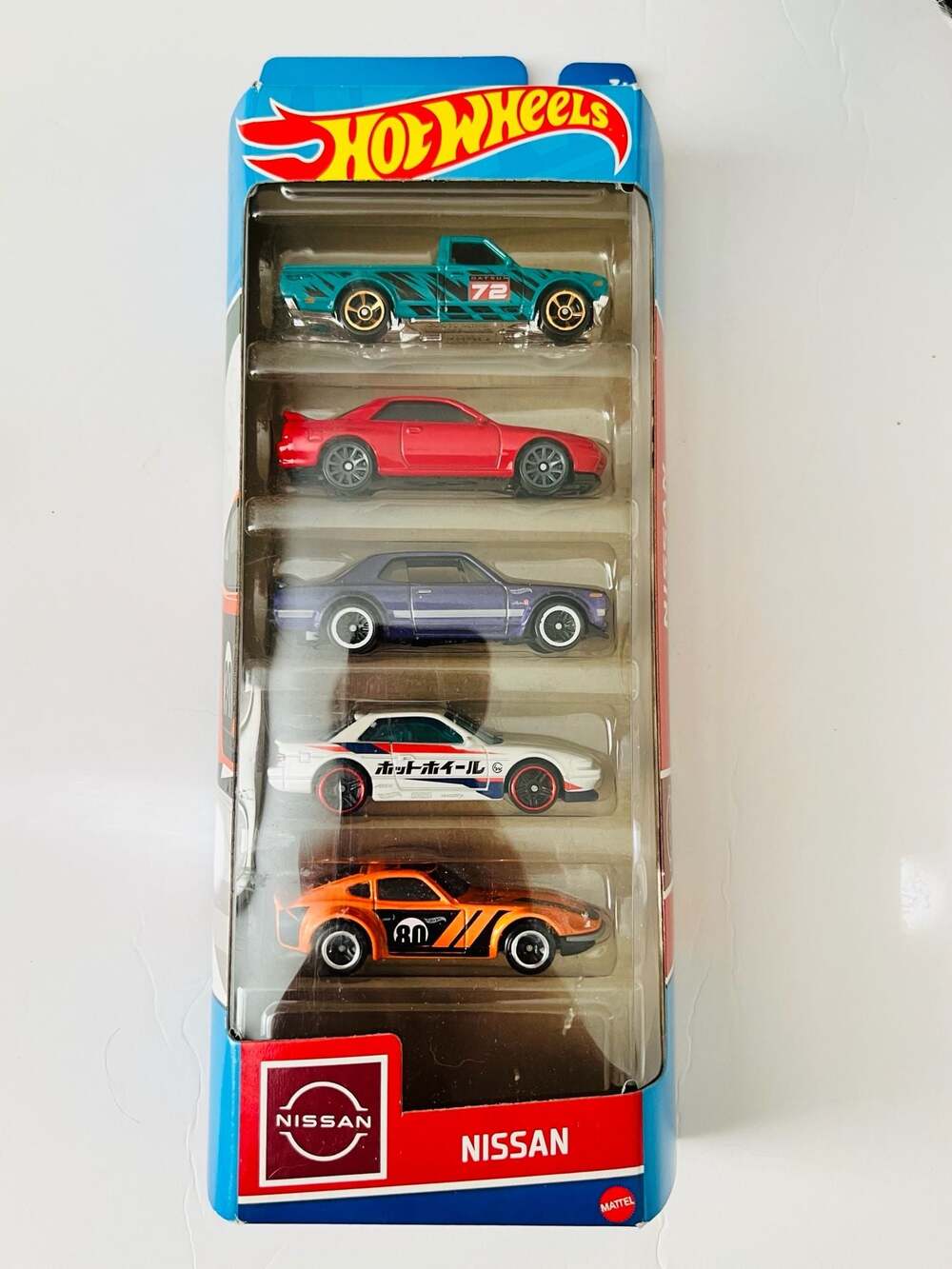 💥💥Hot Wheels Nissan 5-Pack Diecast Car Set